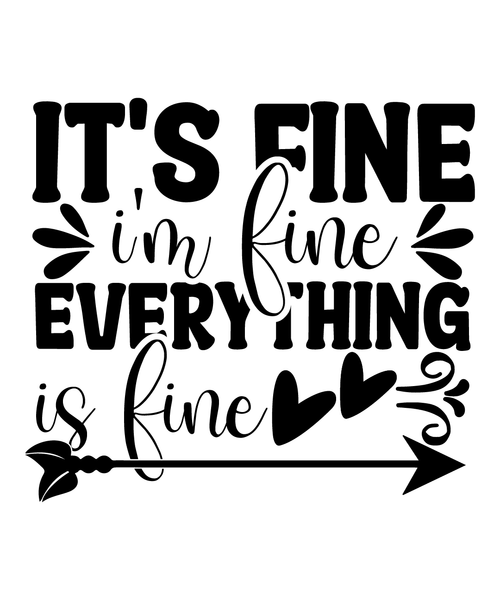 it's fine i'm fine everything is fine-01 Poster Canvas Movie Film Print A0 A1 A2