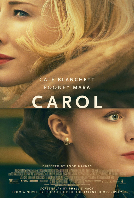 Carol (2015)_1 Movie Film Poster Canvas iconic design