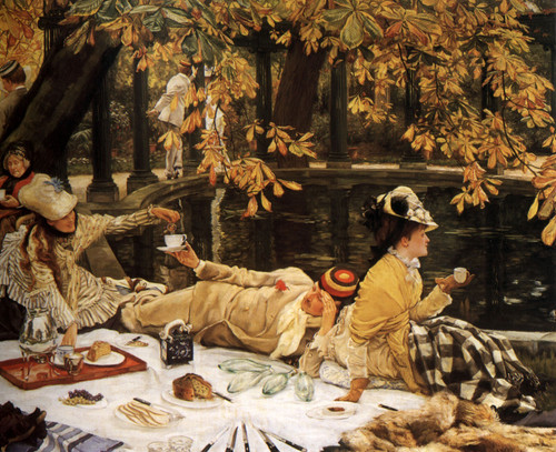 James_Tissot_-_Holyday Poster Canvas Movie Film Print A0 A1 A2 A3 A4 A5 A6 Art W