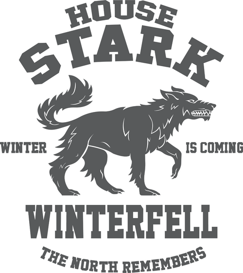 House Stark Poster Canvas Movie Film Print A0 A1 A2 A3 A4 A5 A6 Art Wall Decorat
