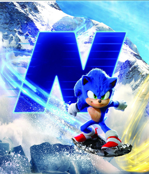 Sonic the Hedgehog 2 (2022)_31 Poster Canvas Movie Film Print A0 A1 A2 A3 A4 A5