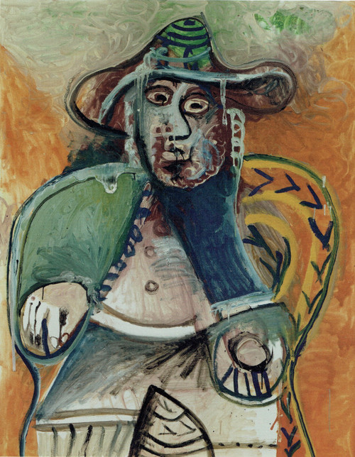 Seated Old Man 1971 Picasso Poster Canvas Movie Film Print A0 A1 A2 A3 A4 A5 A6