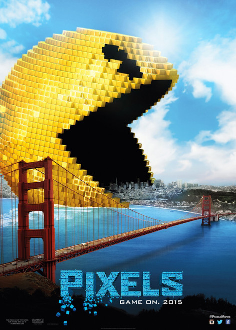 Pixels (2015)_1 Poster Canvas Movie Film Print A0 A1 A2 A3 A4 A5 A6 Art Wall Dec