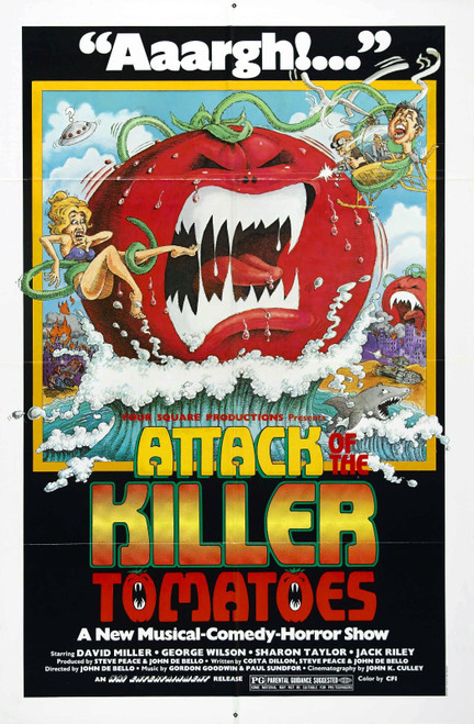 Attack Of Killer Tomatoes 01 Poster Canvas Movie Film Print A0 A1 A2 A3 A4 A5 A6 Attack Of Killer Tomatoes 01 Poster Canvas Movie Film Print A0 A1 A2 A3 A4 A5 A6