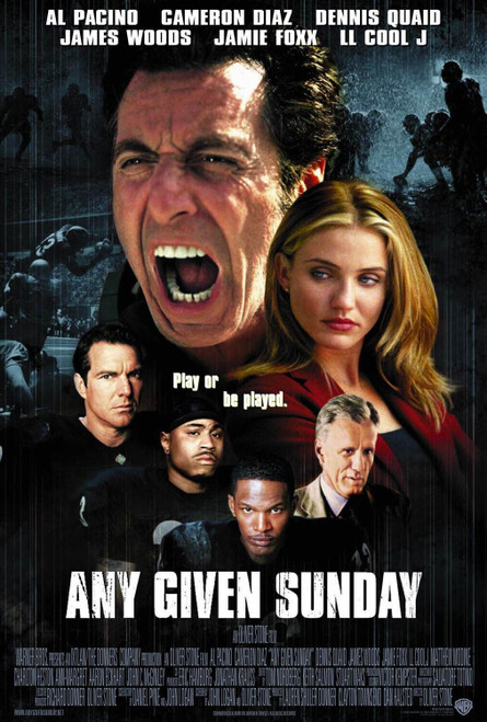 Any Given Sunday (1999)_3 Movie Film Poster Canvas iconic design