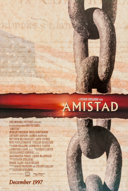 Amistad (1997)_2 Movie Film Poster Canvas iconic design