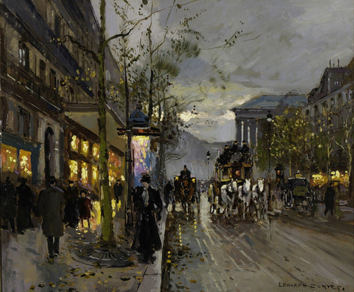 EDOUARD LEON CORTES Neon light empire Poster Canvas Print Art Painting Decor Rep