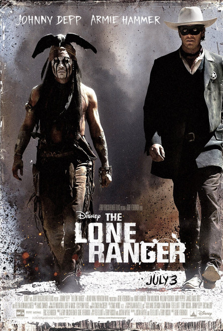 The Lone Ranger (2013)_2 Poster Canvas Movie Film Print A0 A1 A2 A3 A4 A5 A6 Art