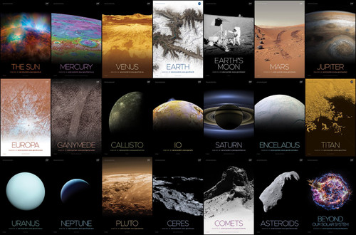 solar system 3 Poster Canvas Movie Film Print A0 A1 A2 A3 A4 A5 A6 Art Wall Deco