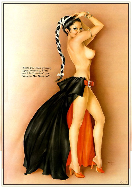 Alberto_Vargas_Pin-Up_Art_150 Art Gallery Poster Canvas Print Wall Decoration A0