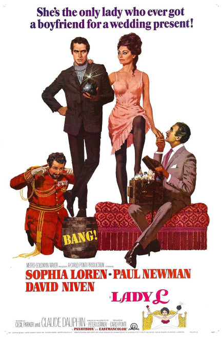 Lady L (1966)_2 Poster Canvas Movie Film Print A0 A1 A2 A3 A4 A5 A6 Art Wall Dec