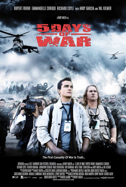 5 Days of War (2011)_5 Movie Film Poster Canvas iconic design