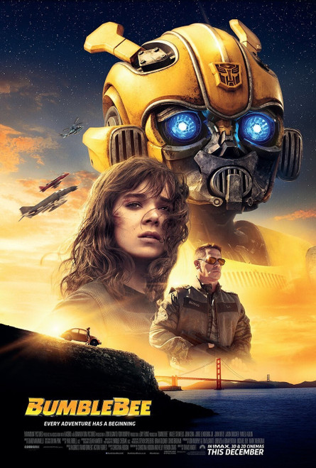 Bumblebee (2018)_5 Movie Film Poster Canvas iconic design
