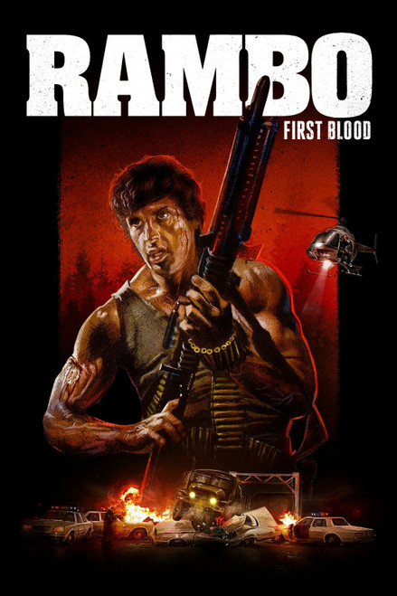 Rambo 21 - Poster (A0-A4) Film Movie Picture Art Wall Decor Actor