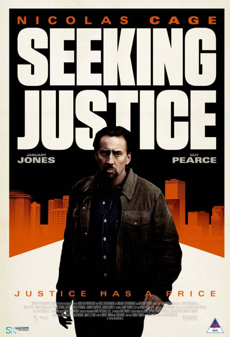 Seeking Justice (2011)_6 Poster Canvas Movie Film Print A0 A1 A2 A3 A4 A5 A6 Art