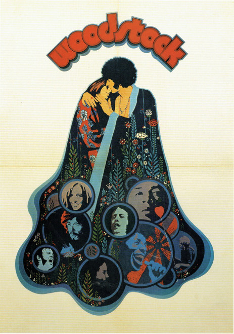 Woodstock - 1970 Poster Canvas Movie Film Print A0 A1 A2 A3 A4 A5 A6 Art Wall De