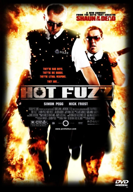 Hot Fuzz 14 Poster Canvas Movie Film Print A0 A1 A2 A3 A4 A5 A6 Art Wall Decorat