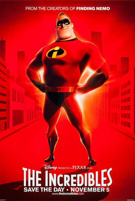 The Incredibles (2004)_2 Poster Canvas Movie Film Print A0 A1 A2 A3 A4 A5 A6 Art