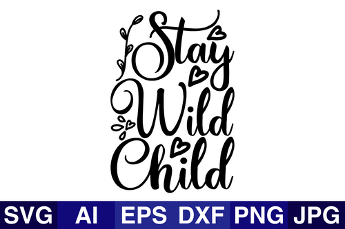 Stay wild child-01-01 Poster Canvas Movie Film Print A0 A1 A2 A3 A4 A5 A6 Art Wa