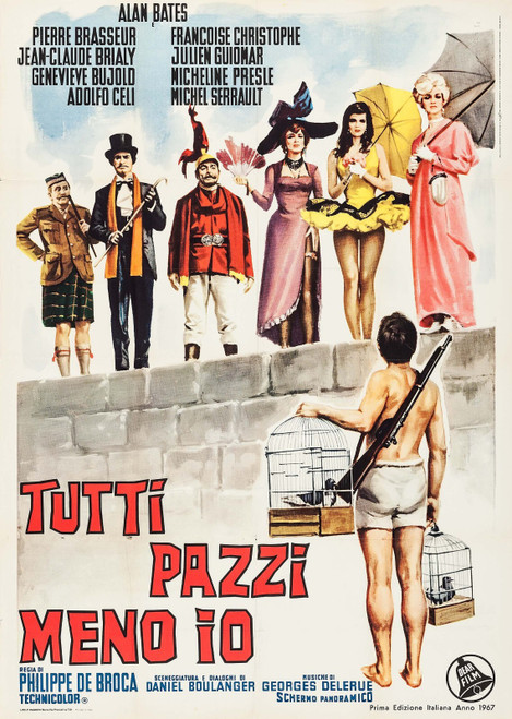 King of Hearts (1967)_3 Poster Canvas Movie Film Print A0 A1 A2 A3 A4 A5 A6 Art