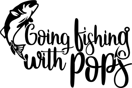 going fishing with pops Poster Canvas Movie Film Print A0 A1 A2 A3 A4 A5 A6 Art