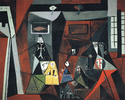 Las Meninas-PIcasso 3.10.57 Poster Canvas Movie Film Print A0 A1 A2 A3 A4 A5 A6
