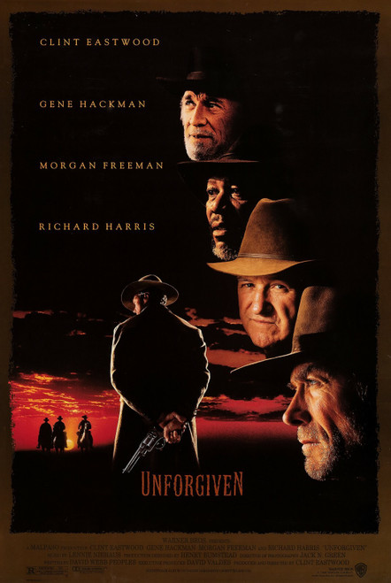 Unforgiven Poster or Canvas Picture Art Movie Car Game Film A0-A4
