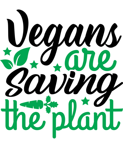 Vegans are saving the plant-01 Poster Canvas Movie Film Print A0 A1 A2 A3 A4 A5