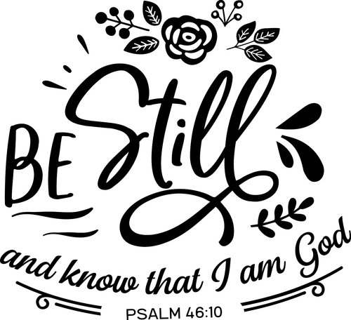 Be Still and Know Poster Made to Order Canvas Print A0 A1 A2 A3 A4 A5 A6 Art Wal