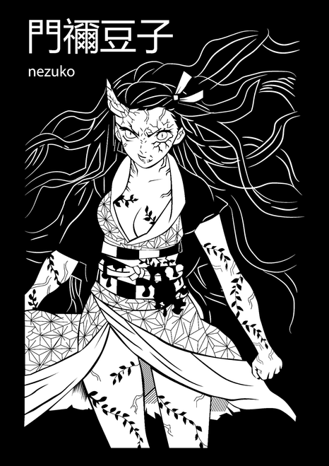 DEMON SLAYER-16 Poster Canvas Movie Film Print A0 A1 A2 A3 A4 A5 A6 Art Wall Dec