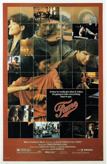 Fame- Us 1980 Poster Canvas Movie Film Print A0 A1 A2 A3 A4 A5 A6 Art Wall Decor
