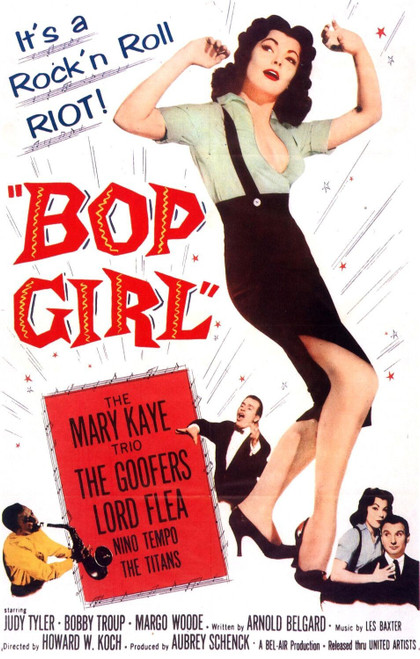 Bop Girl (1957)_0 Movie Film Poster Canvas iconic design