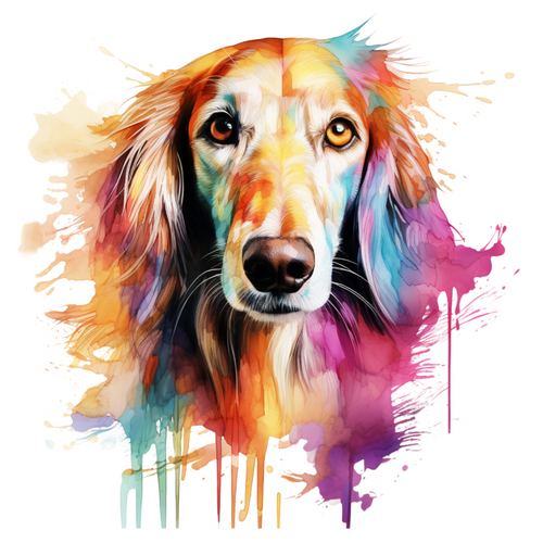 Saluki (1) Poster Canvas Movie Film Print A0 A1 A2 A3 A4 A5 A6 Art Wall Decorati