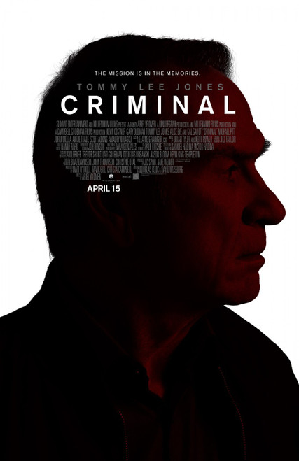 Criminal (2016)_4 Movie Film Poster Canvas iconic design