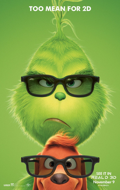 The Grinch (2018)_39 Poster Canvas Movie Film Print A0 A1 A2 A3 A4 A5 A6 Art Wal