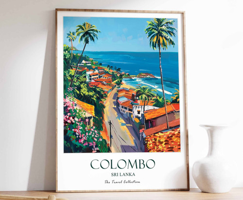 8_Colombo Print, Colombo Travel Poster, Middle East Travel Print, Islamic Decor,