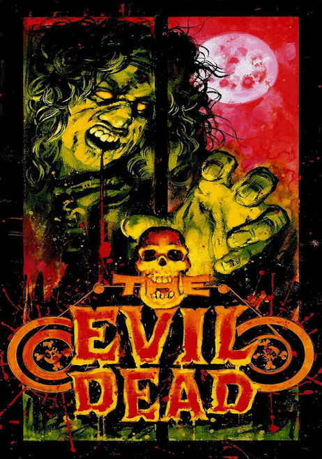 THE EVIL DEAD (1981) 4 Poster Canvas Movie Film Print A0 A1 A2 A3 A4 A5 A6 Art W