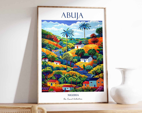 4_Abuja Travel Poster, Abuja Print, Nigeria Travel Poster, Nigeria Print, Nigeri