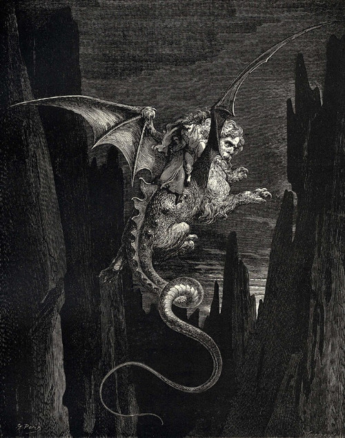Dore_Gustave_41._So_my_fear_germinated_imaginating_the_impac Poster Canvas Movie
