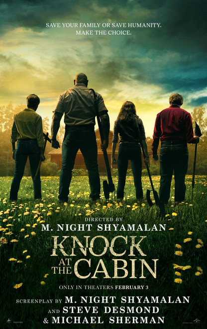 Knock at the Cabin (2023)_2 Poster Canvas Movie Film Print A0 A1 A2 A3 A4 A5 A6