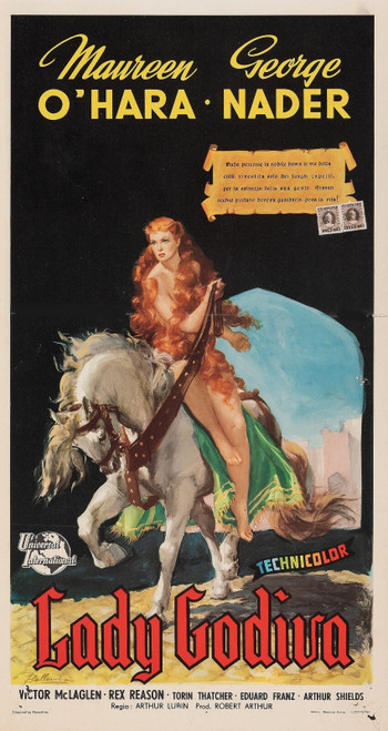 Lady Godiva of Coventry 1955 (1) - Poster Canvas Movie Film Print A0 A1 A2 A3 A4 Lady Godiva of Coventry 1955 (1) - Poster Canvas Movie Film Print A0 A1 A2 A3 A4