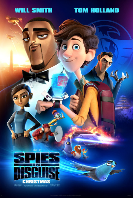 Spies in Disguise (2019)_3 Poster Canvas Movie Film Print A0 A1 A2 A3 A4 A5 A6 A