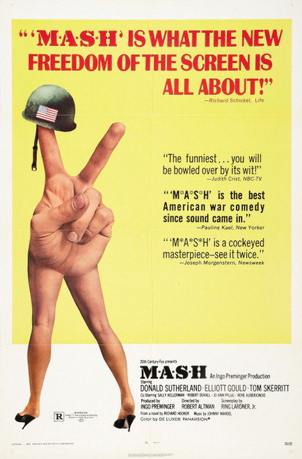 MASH (1970)_1 Poster Canvas Movie Film Print A0 A1 A2 A3 A4 A5 A6 Art Wall Decor