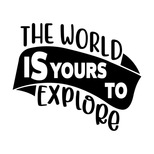 The World Is Yours To Explore-01 Poster Canvas Movie Film Print A0 A1 A2 A3 A4 A