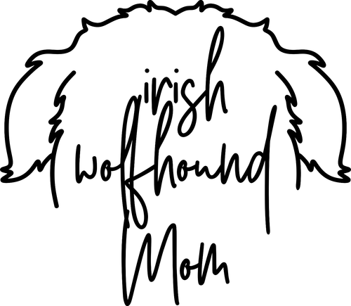 Irish Wolfhound Mom Poster Canvas Movie Film Print A0 A1 A2 A3 A4 A5 A6 Art Wall