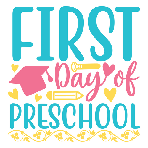 first day of precshool-01 Poster Canvas Movie Film Print A0 A1 A2 A3 A4 A5 A6 Ar