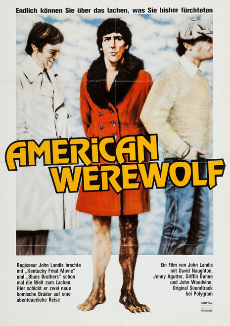 An American Werewolf in London (1981)_10 Movie Film Poster Canvas iconic design