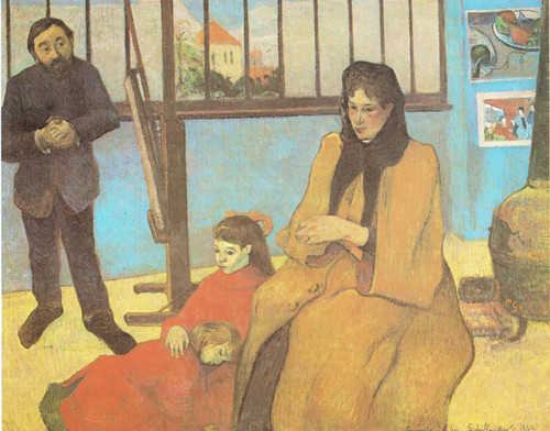 Paul Gauguin- the Schuffenecker Familly-1889 Poster Canvas Movie Film Print A0 A