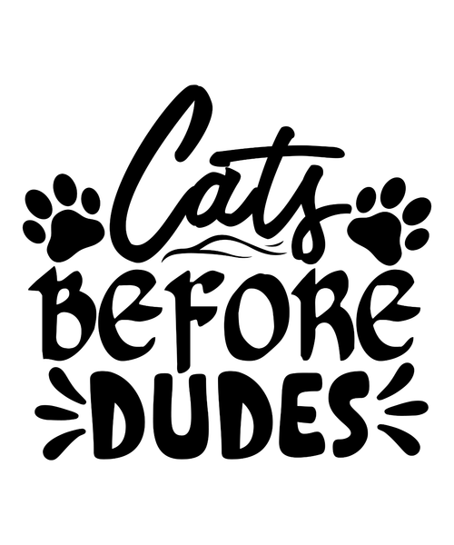 Cats Before Dudes-01 (2) Poster Canvas Movie Film Print A0 A1 A2 A3 A4 A5 A6 Art