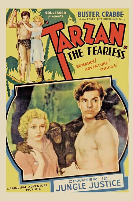 Tarzan the Fearless (1933)_1 Poster Canvas Movie Film Print A0 A1 A2 A3 A4 A5 A6